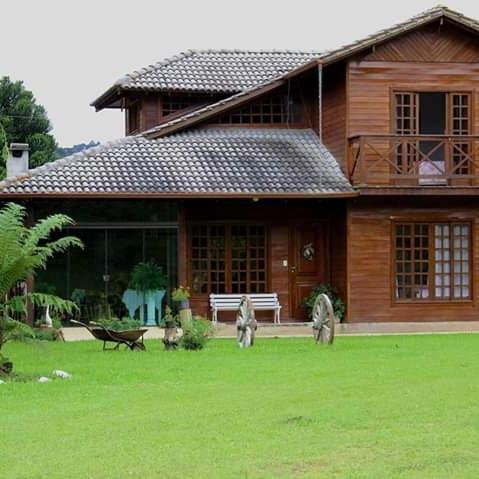 Chales Rota Das Cachoeiras Urupema Bagian luar foto